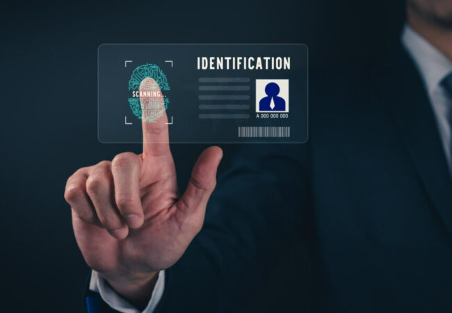 We verify the candidate's identity using government-issued IDs and other relevant documents.